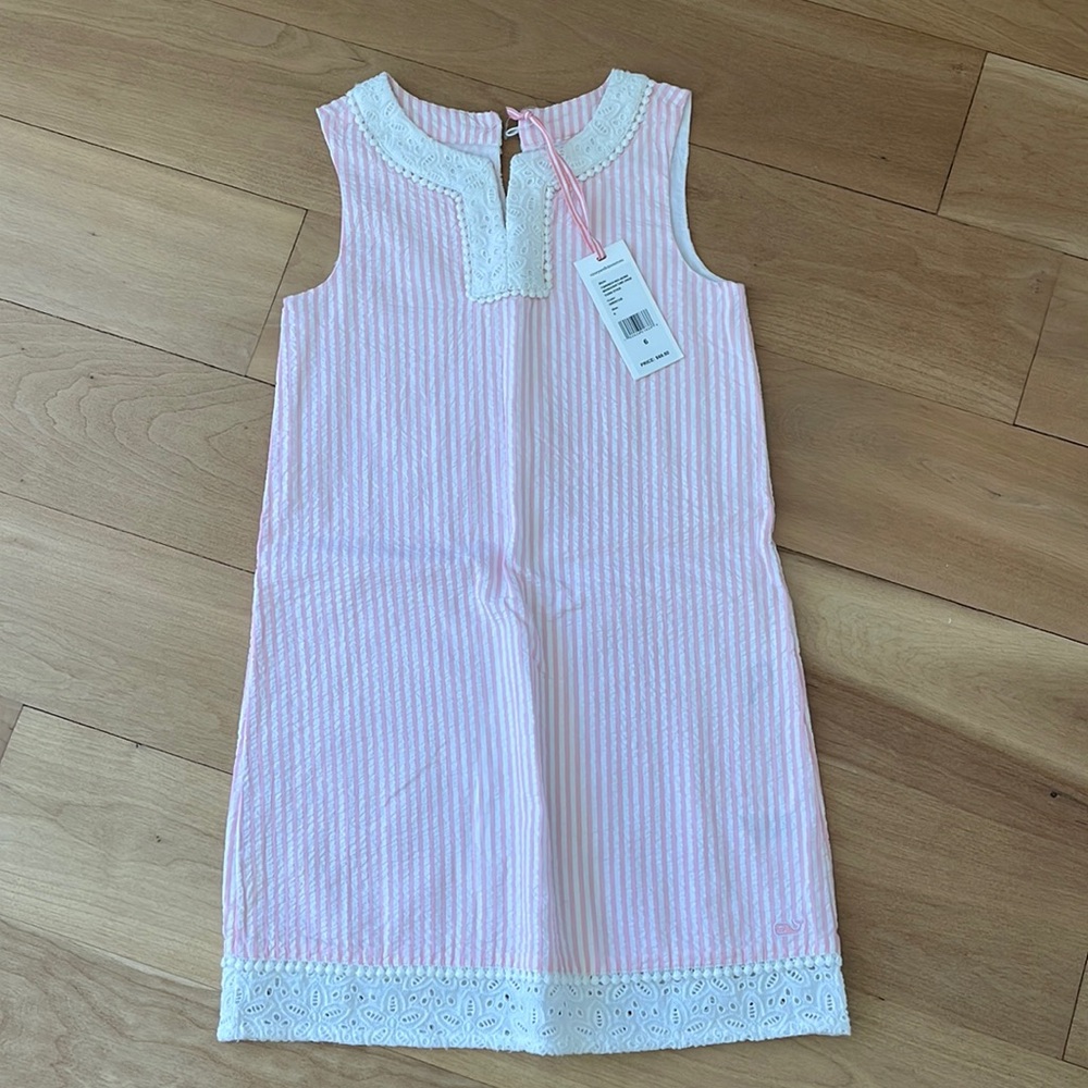 Vineyard Vines girls seersucker dress